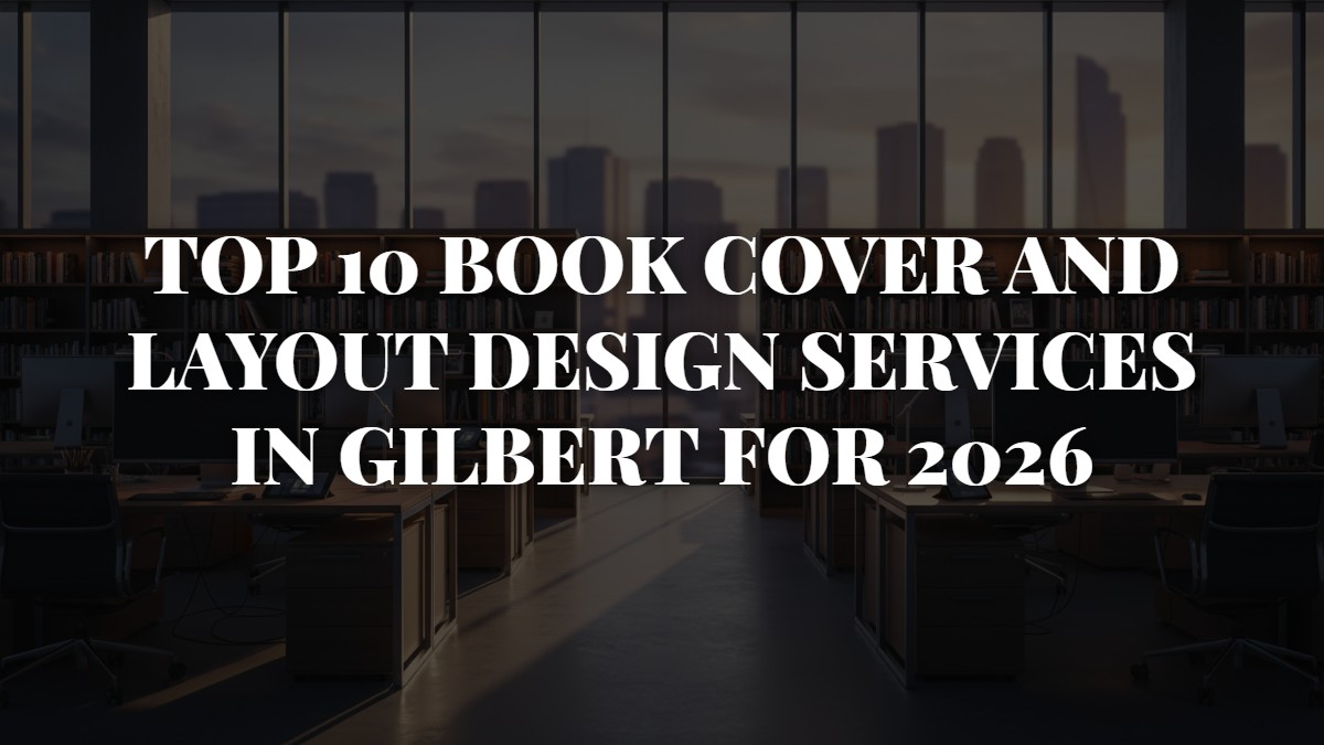 Top 10 Book Cover and Layout Design Services in Gilbert for 2026