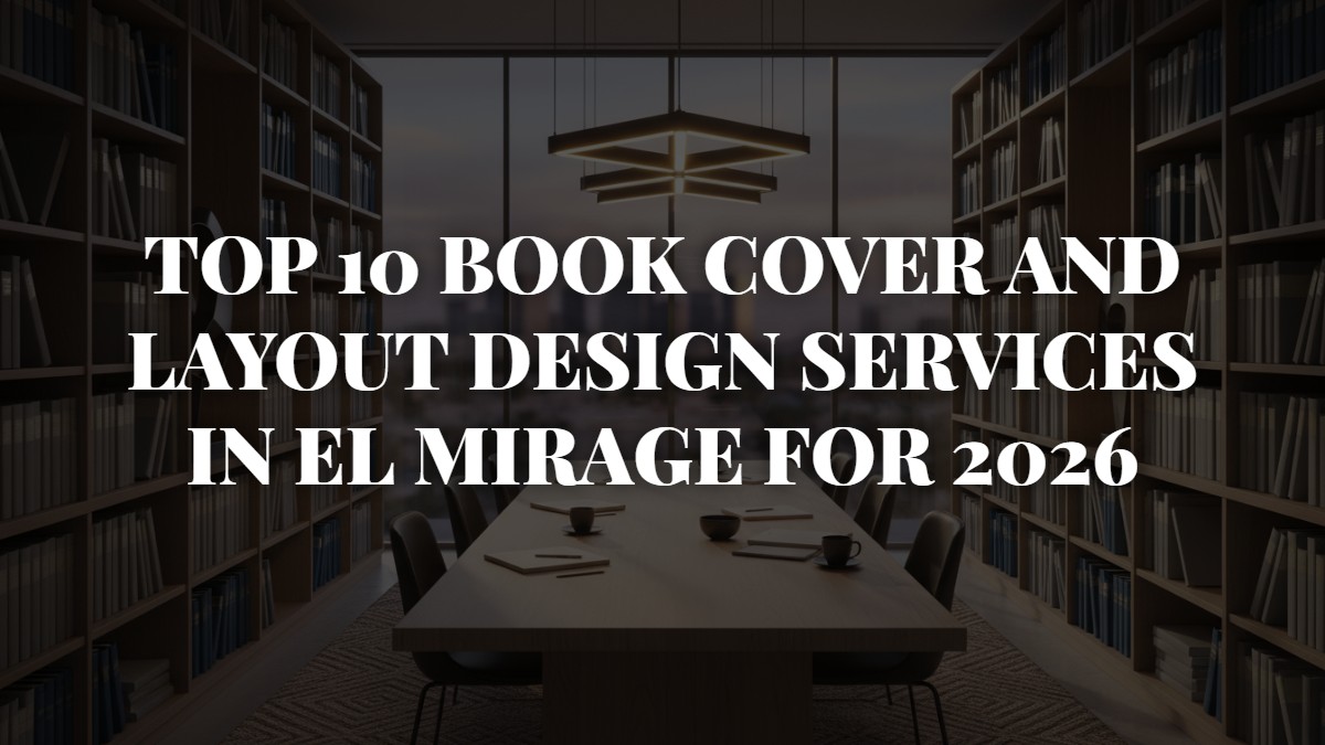 Top 10 Book Cover and Layout Design Services in El Mirage for 2026