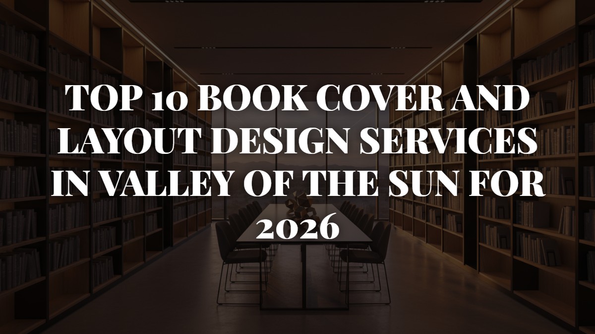 Top 10 Book Cover and Layout Design Services in Valley of the Sun for 2026