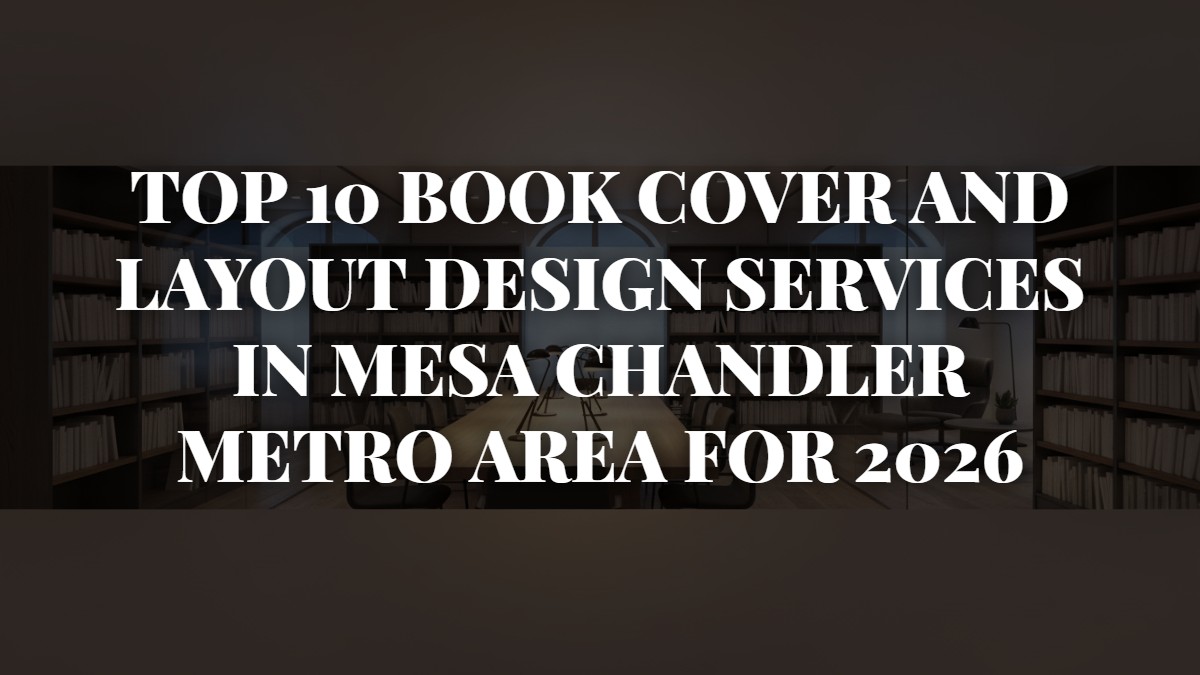 Top 10 Book Cover and Layout Design Services in Mesa Chandler Metro Area for 2026