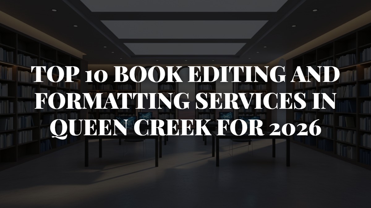 Top 10 Book Editing and Formatting Services in Queen Creek for 2026