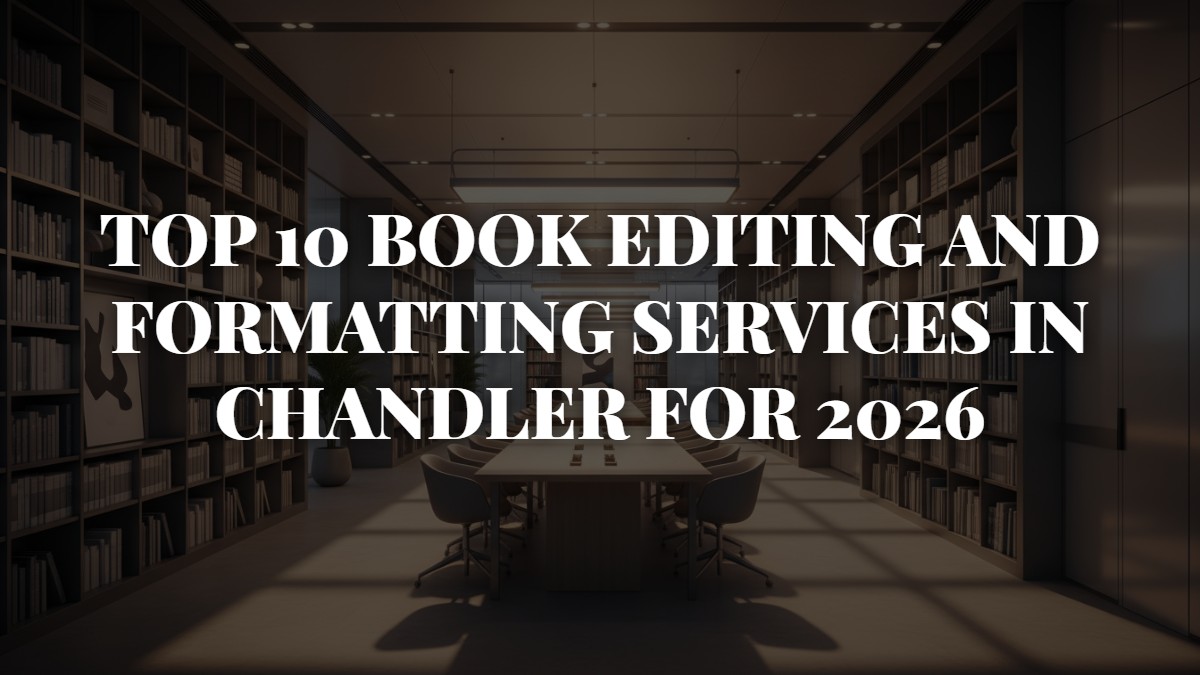 Top 10 Book Editing and Formatting Services in Chandler for 2026